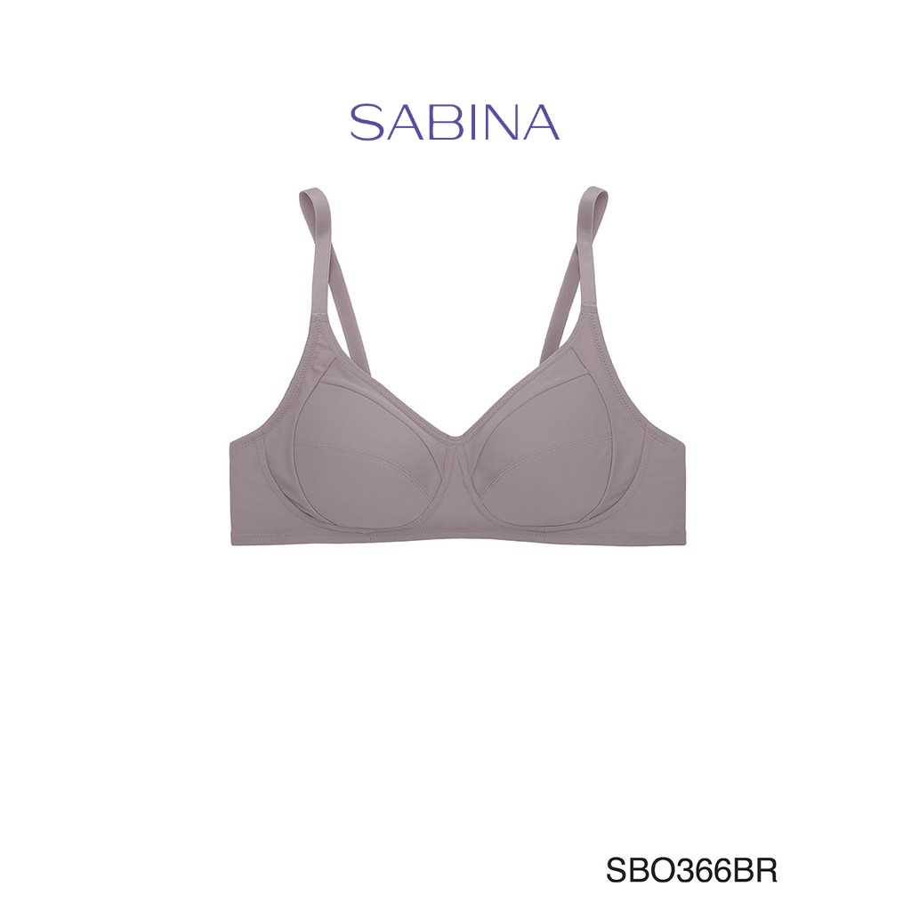 Sabina เสื้อชั้นใน Invisible Wire (ไม่มีโครง) รุ่น Function Bra รหัส SBO366BR สีน้ำตาล