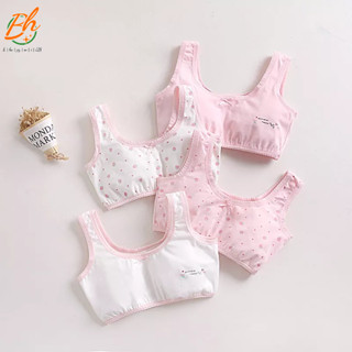 2023 Summer Girls Underwear Developmental Student Childrens Vest Middle and Big Children Class A Lycra Cotton Tube Top SL402018