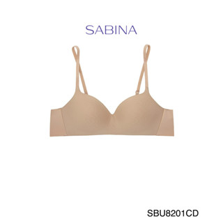 Sabina เสื้อชั้นใน Seamless Fit (ไม่มีโครง) รุ่น Pretty Republic รหัส SBU8201CD  สีเนื้อเข้ม