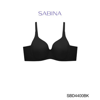 Sabina ซาบีน่า เสื้อชั้นใน Seamless Fit (มีโครง) รุ่น Perfect Bra รหัส SBD4400BK สีดำ