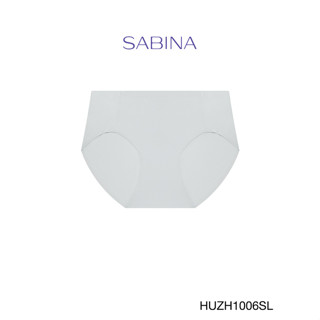 Sabina ซาบีน่า กางเกงชั้นในไร้ขอบ (ทรง Half) รุ่น Habpy Lady  รหัส HUZH1006SL สีเทาอ่อน