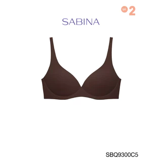 SABINA BRALESS เสื้อชั้นใน Invisible Wire (ไม่มีโครง) รุ่น TWENTY FIVE รหัส SBQ9300C5 สีน้ำตาลโกโก้
