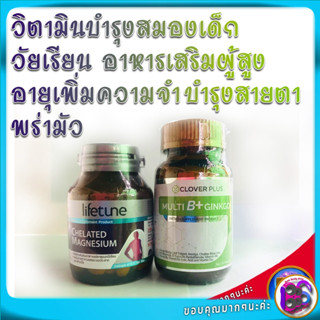 วิตามินบํารุงสมองเด็ก วัยเรียน บำรุงสมองและความจำ อาหารเสริมผู้สูงอายุ ยาบํารุงสมอง เพิ่มความจำ บำรุงสายตาพร่ามัว