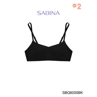 SABINA BRALESS เสื้อชั้นใน Invisible Wire (ไม่มีโครง) รุ่น TWENTY FIVE รหัส SBQ9200BK สีดำ