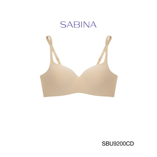 SABINA BRALESS เสื้อชั้นใน รุ่น PRETTY PERFECT (ไร้โครง) รหัส SBU9200CD สีเนื้อเข้ม