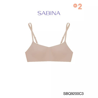 SABINA BRALESS เสื้อชั้นใน Invisible Wire (ไม่มีโครง) รุ่น TWENTY FIVE รหัส SBQ9200C3 สีเนื้อเข้ม