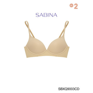 Sabina เสื้อชั้นใน Seamless Fit  รุ่น TWENTY FIVE รหัส SBXQ9003CD สีเนื้อเข้ม