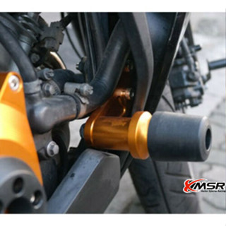 แท้100% กันล้มข้าง Honda CBR125 ปี 2011-17 กันรอย Xmsr กันล้มข้างเครื่อง กันล้ม อะลูมิเนียมอัลลอยด์คุณภาพสูง แข็งแรง