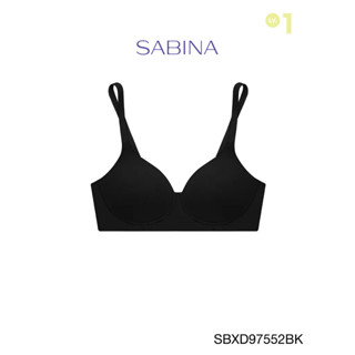 Sabina เสื้อชั้นใน Seamless Fit รุ่น Perfect Bra รหัส SBXD97552BK สีดำ