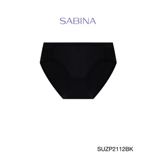 Sabina กางเกงชั้นใน เบสิค ทรงบิกินี่ รหัส SUZP2112BK สีดำ