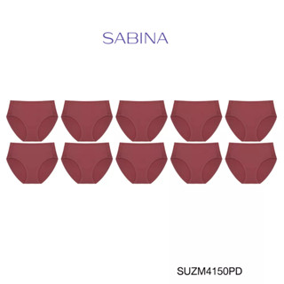 Sabina ซาบีน่า กางเกงชั้นใน (Set 10 ชิ้น) รุ่น Panty Zone (ทรง Half) รหัส SUZM4150PD สีชพูเข้ม