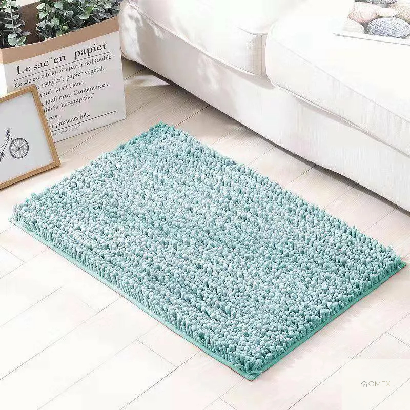พรมเช็ดเท้าตัวหนอน รุ่น DRIP ขนาด 45x70 ซม. หนานุ่มสบายเท้า ซับน้ำดี มีกันลื่น