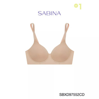 Sabina เสื้อชั้นใน Seamless Fit รุ่น Perfect Bra รหัส SBXD97552CD สีเนื้อเข้ม