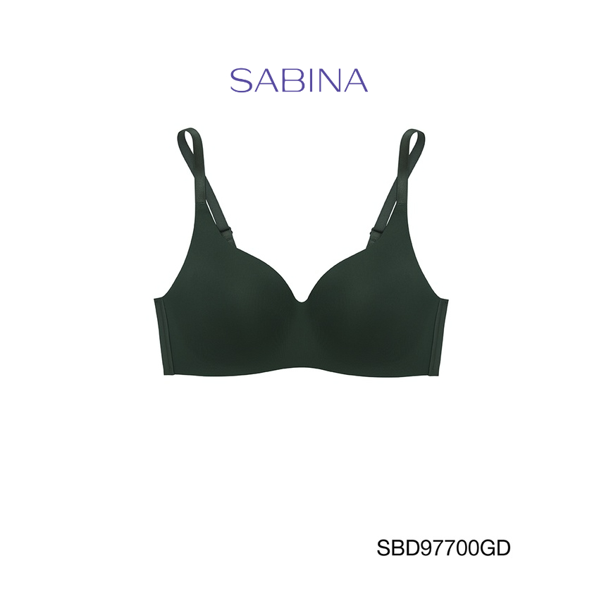 SABINA BRALESS เสื้อชั้นใน รุ่น PERFECT BRA (ไร้โครง) รหัส SBD97700GD สีเขียวเข้ม