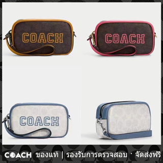 OUTLET💯 Coach แท้ CB851 851 รูปแบบคลาสสิกซิป/กระเป๋าสะพายผู้หญิง/หนัง/กระเป๋าสะพายข้าง/กระเป๋าสะพาย