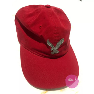 (แฟชั่น) หมวก Caps - American Eagle สีแดง สภาพดี