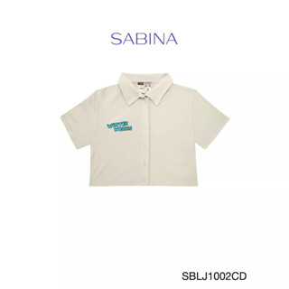 SABINA  LINE FRIENDS WITH SABINA เสื้อลำลอง รหัส SBLJ1002CD สีเนื้อเข้ม