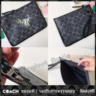 OUTLET💯 Coach แท้ C6932 Michael B. Jordan ผู้หญิง ผู้ชาย คล้องมือคลัตช์