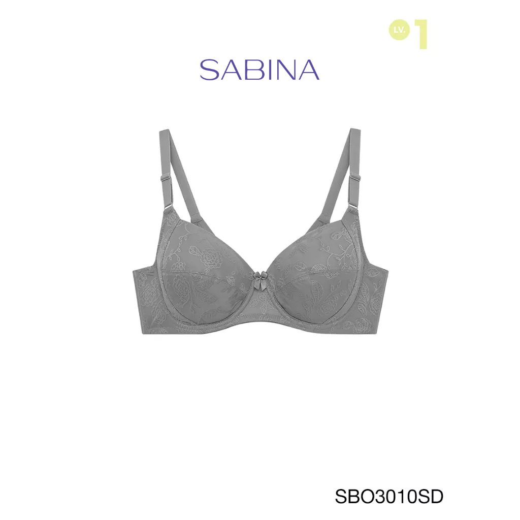 Sabina เสื้อชั้นใน มีโครง รุ่น Function Bra รหัส SBO3010SD สีเทาเข้ม