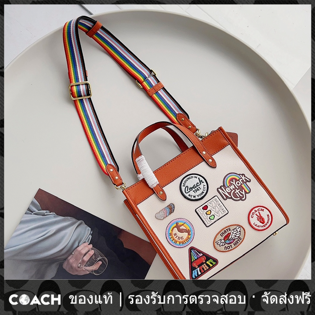 OUTLET💯 Coach แท้ CA138 Tote Bag/กระเป๋าผู้หญิง/กระเป๋าถือผู้หญิง