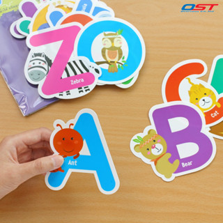 ชุดจัดบอร์ด ABC ตกแต่งห้องเรียน ผลิตจากพลาสติก