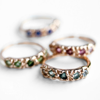 LUCY SUMMER Promise Ring แหวนพลอยแท้ Tourmaline (แหวนโอกาสพิเศษ วันครบรอบ แหวนหมั้น)