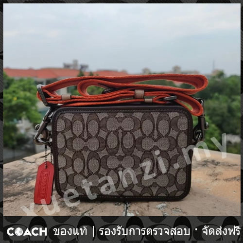 OUTLET💯 Coach แท้ C3780 กระเป๋าผู้ชาย กระเป๋าสะพายข้างคลาสสิก มินิ แฟชั่น กะทัดรัด อเนกประสงค์ เทรนด