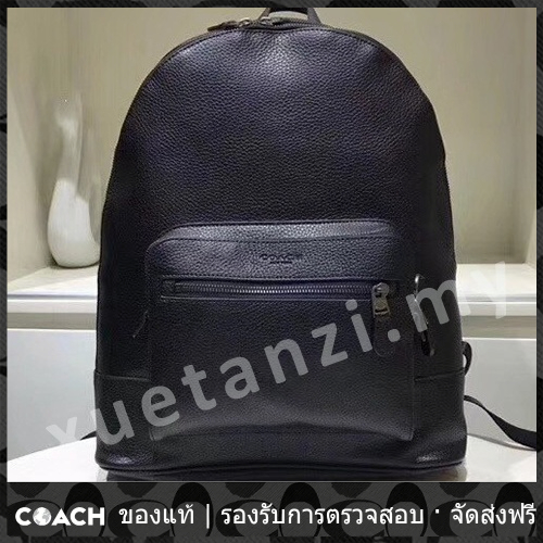 OUTLET💯 Coach แท้ 23247 กระเป๋าเป้สะพายหลังผู้ชายกระเป๋าหนัง