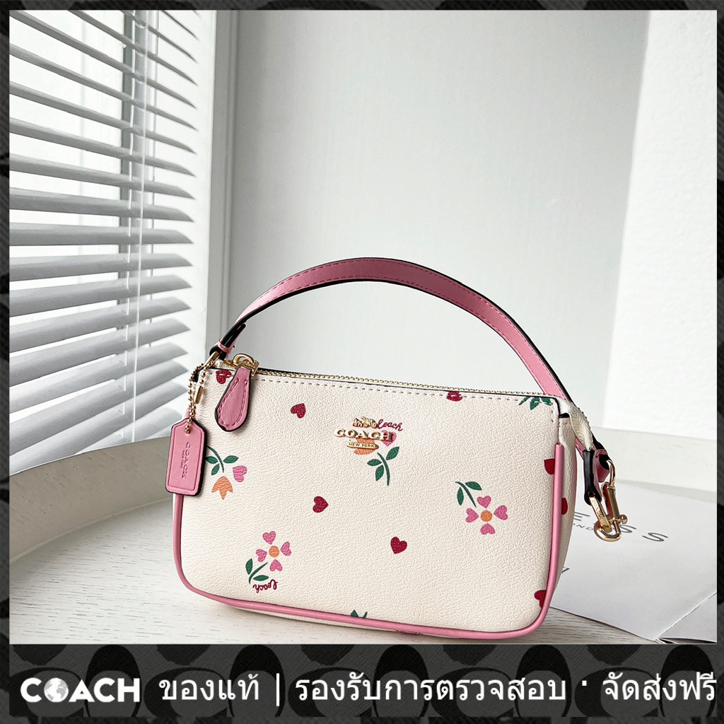OUTLET💯 Coach แท้ C7658 Swinger Mini Shoulder Bag/กระเป๋าสะพายผู้หญิง/กระเป๋าผู้หญิง