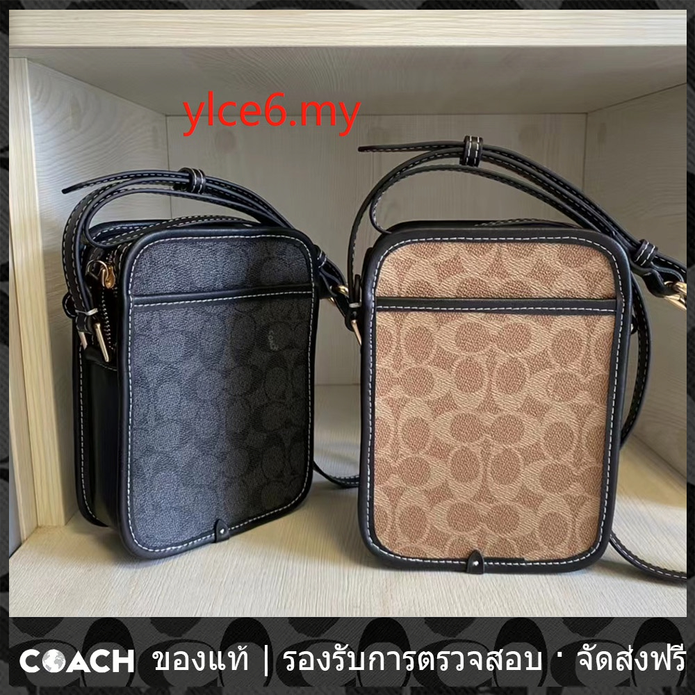 OUTLET💯 Coach CA182 182 กระเป๋ากล้องชายหญิง กระเป๋าสะพายข้าง กระเป๋าใส่มือถือ