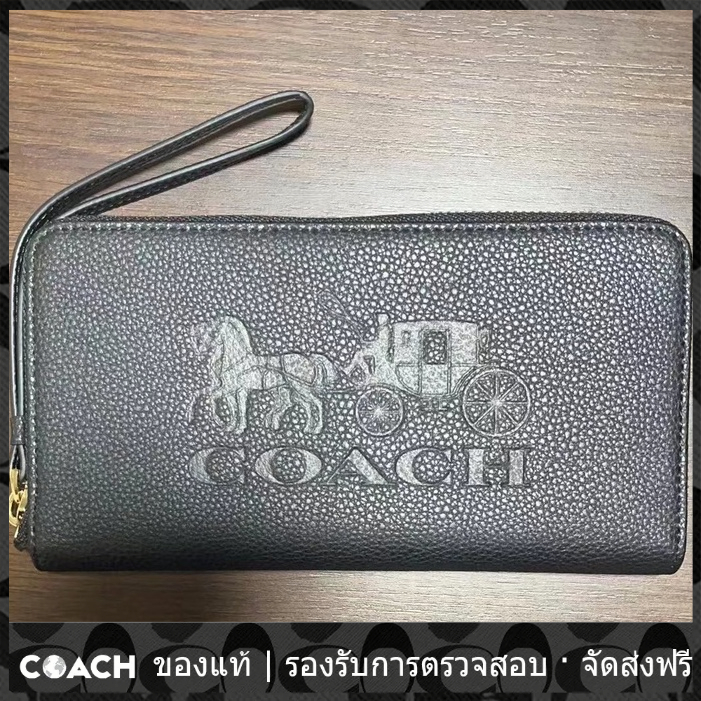 OUTLET💯 Coach แท้ กระเป๋าสตางค์ใบยาวผู้หญิง 75908