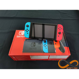 Nintendo switch กล่องแดงแบตอึด  (Neon)