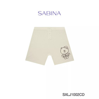 SABINA  LINE FRIENDS WITH SABINA กางเกงขาสั้นลำลอง รหัส SXLJ1002CD สีเนื้อเข้ม