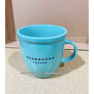 STARBUCKS แท้ 💯% 💚แก้วสะสม💚 Abby 1 Aqua mug 💚สตาร์บัคส์ 💚 แก้วกาแฟ 💚 แก้วน้ำ 8oz.