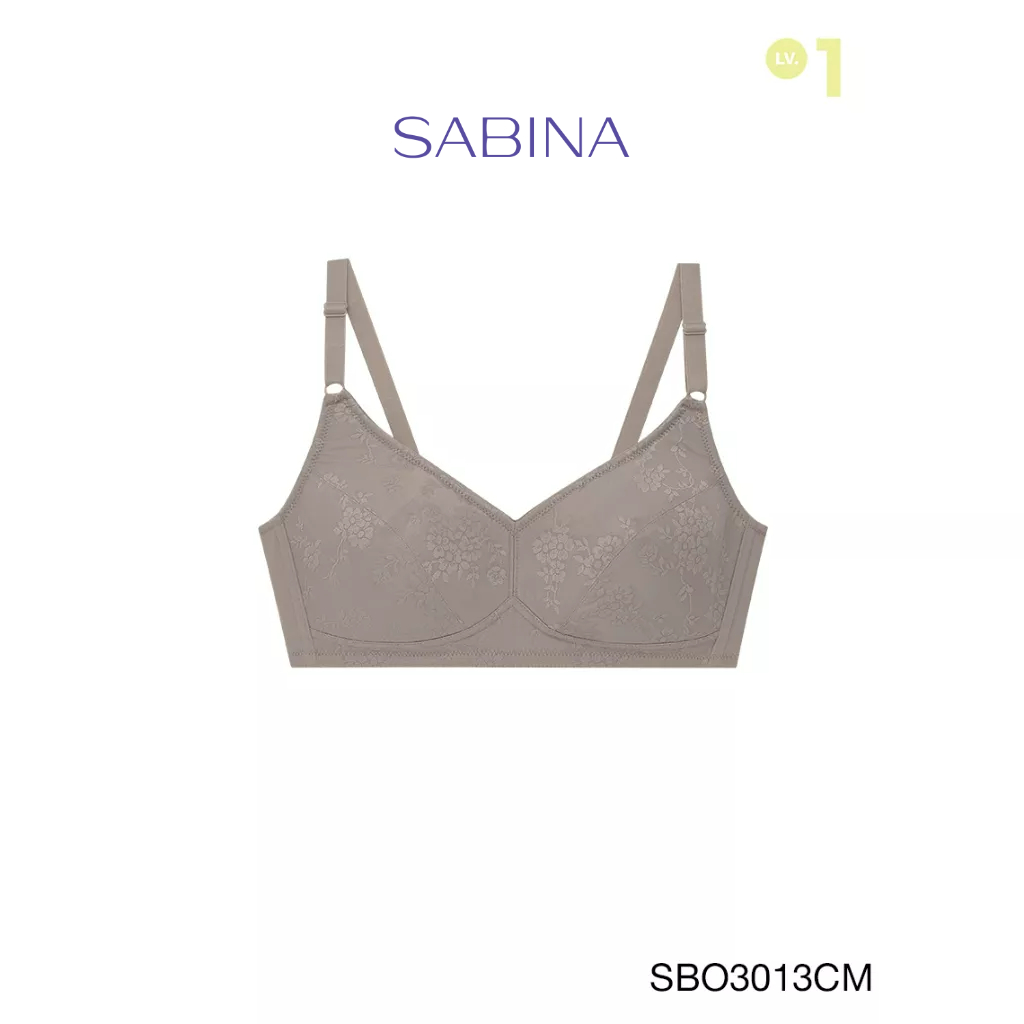 Sabina เสื้อชั้นใน Invisible Wire (ไม่มีโครง) รุ่น Function Bra รหัส SBO3013CM สีช็อคโกแลต
