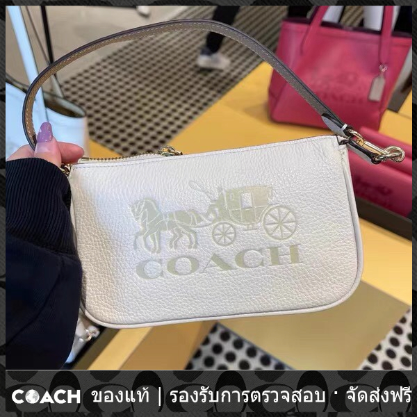 OUTLET💯 Coach แท้ nolita19 กระเป๋าสะพายข้างขนาดเล็กผู้หญิงกระเป๋าสะพาย c4653