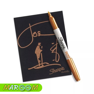 Sharpie ปากกาเคมี ปากกา Permanent ชาร์ปี้ Fine 1.0mm - สีบรอนด์ (ชุด 6 ชิ้น 20 บาท)