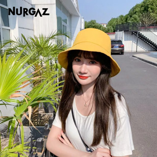 NURGAZ หมวกชาวประมงแฟชั่นผู้หญิง หมวกป้องกันแสงแดด กันฝุ่นกันฝุ่น