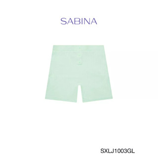 SABINA LINE FRIENDS WITH SABINA กางเกงขาสั้นลำลอง รหัส SXLJ1003GL  สีเขียวมิ้นต์