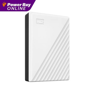 WD ฮาร์ดดิสพกพา(4TB, สีขาว) รุ่น My Passport