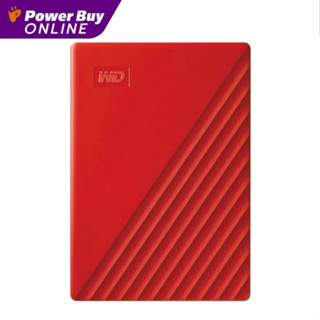 WD ฮาร์ดดิสพกพา (5TB, สีแดง) รุ่น My Passport