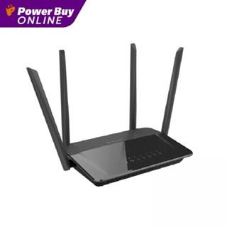 D-LINK เราเตอร์ไร้สาย (สีดำ) รุ่น AC1200 Dual-Band Gigabit Router (DIR-842)