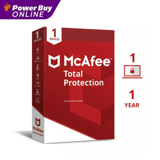 MCAFEE ซอฟแวร์ Antivirus Total Protection 1 Device 1 Year รุ่น MTP1D1Y-BOX