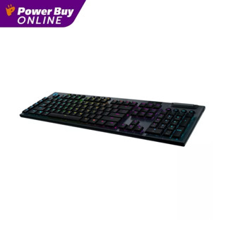 LOGITECH คีย์บอร์ดเกมส์ไร้สาย G913 Clicky (สีดำ) รุ่น 920-009115