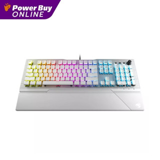 ROCCAT Vulcan 122 AIMO คีย์บอร์ดเกมมิ่ง (สี White/Grey) รุ่น ROC12941BN