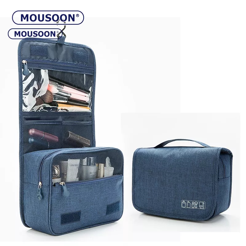 Mousoon Travel Organizer Bag ใส่อุปกรณ์อาบน้ําความจุขนาดใหญ่แบบพกพาน้ําหนักเบากระเป๋าเก็บกันน้ํา