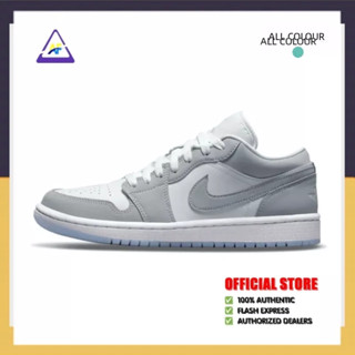 จัดส่งสินค้าของแท้ Air Jordon wolf grey รองเท้ากีฬา ยอดฮิต