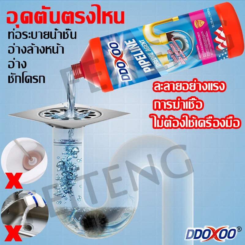 น้ำยาล้าง ท่อ ตัน ผง ละลาย ระเบิด น้ำยาระเบิด สลาย น้ำตัน อุดตัน