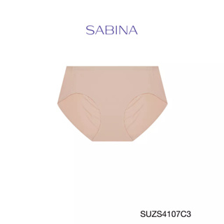 Sabina กางเกงชั้นใน Panty Zone เบสิค (ทรงครึ่งตัว) รหัส SUZS4107C3 สีเนื้อเข้ม