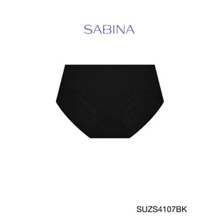 Sabina กางเกงชั้นใน  Panty Zone เบสิค (ทรงครึ่งตัว) รหัส SUZS4107BK สีดำ